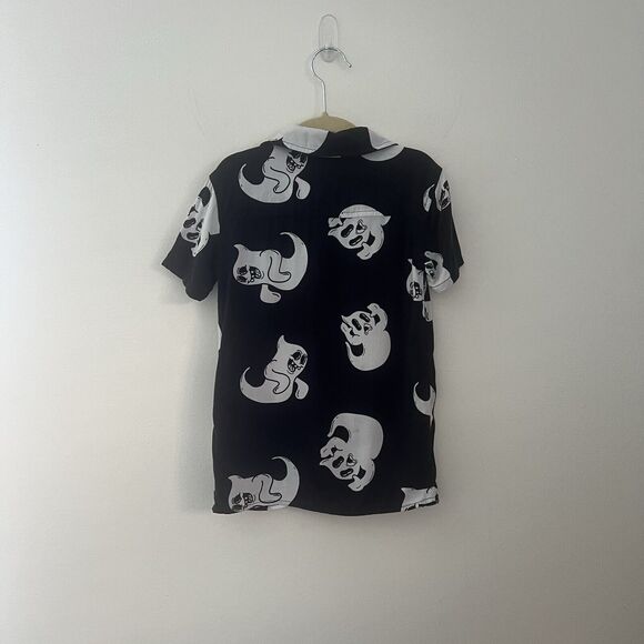 cuidado con el perro Boys Button Up Shirt Ghost Size 4t - Picture 4 of 10